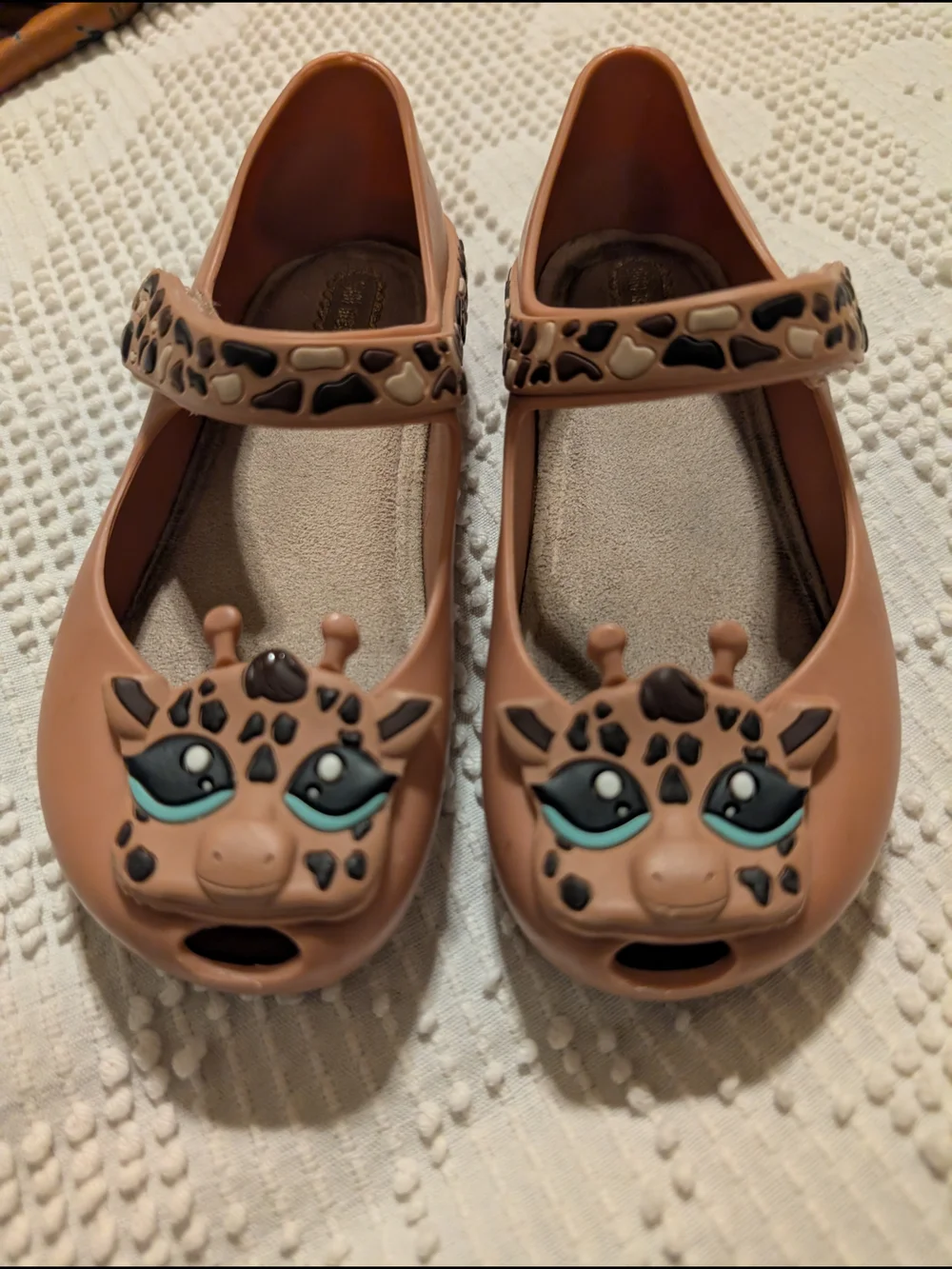 Box#6 Mini Melissa Giraffe Mary Jane Shoes